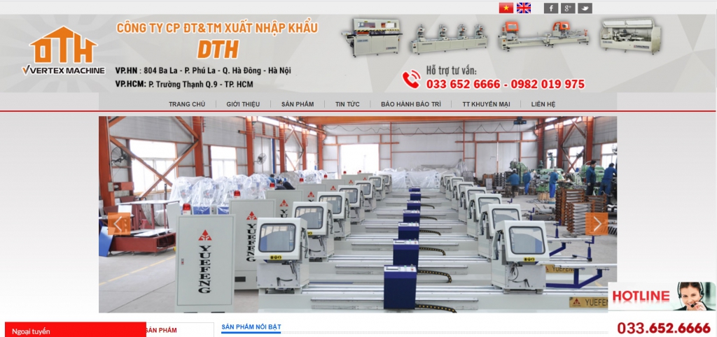 Máy g/c cửa nhựa cửa nhôm